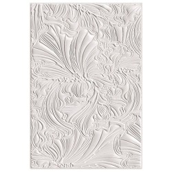 (665598)Sizzix 3-D Embossing Folder - Abstract flowers