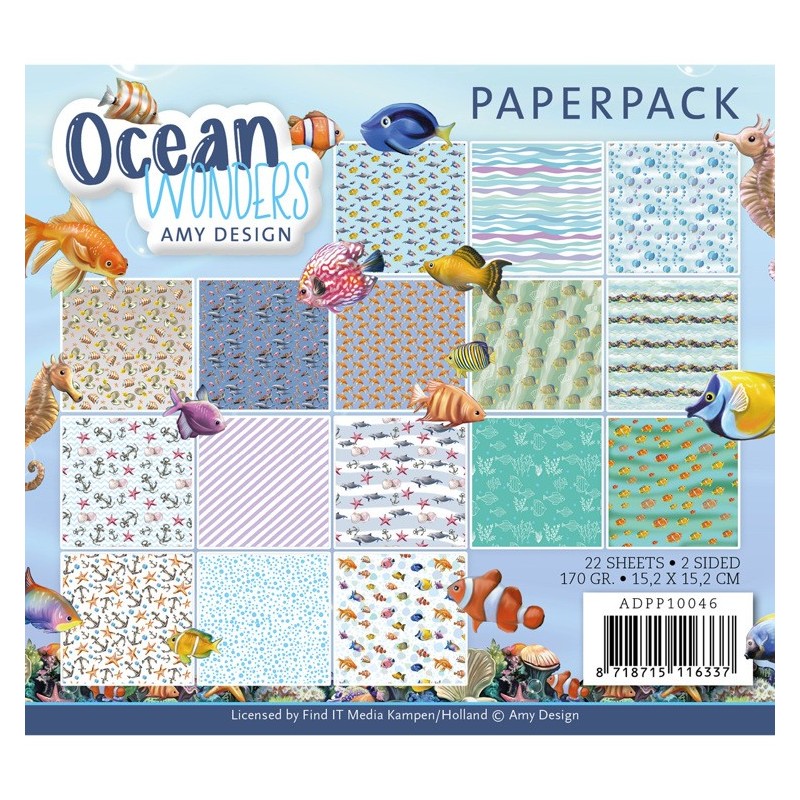 (ADPP10046)Paperpack - Amy Design - Ocean Wonders