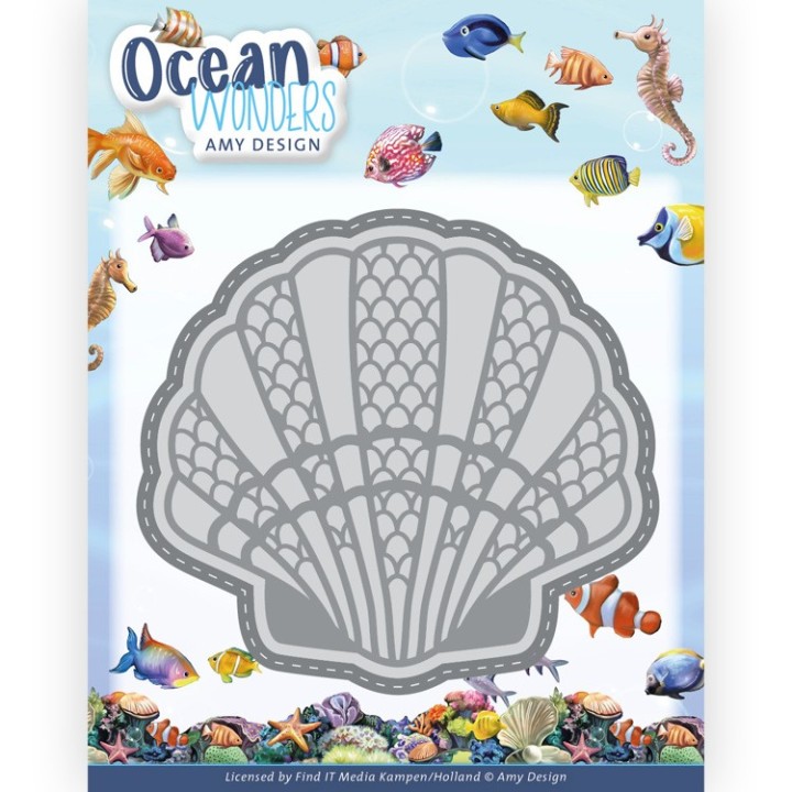 (ADD10272)Dies - Amy Design - Ocean Wonders - Shell