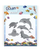 (ADD10275)Dies - Amy Design - Ocean Wonders - Dies - Sea Animals