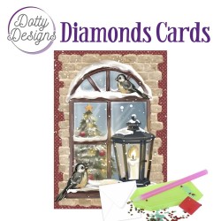 (DDDC1044)Dotty Designs Diamond Cards - Christmas Window