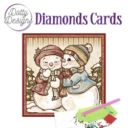 (DDDC1045)Dotty Designs Diamond Cards - Snowmen