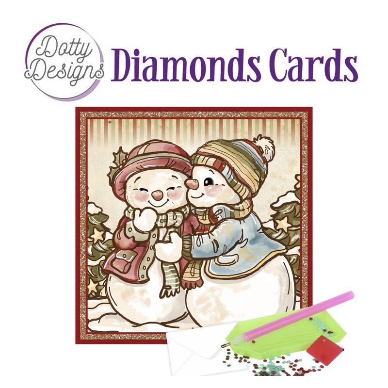 (DDDC1045)Dotty Designs Diamond Cards - Snowmen