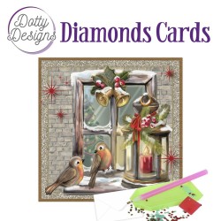 (DDDC1047)Dotty Designs Diamond Cards - Candle in the Window