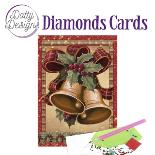 (DDDC1048)Dotty Designs Diamond Cards - Christmas Bells