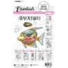 (BL-ES-STAMP256)Studio light BL Clear stamp Adventure fish Essentials nr.256