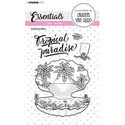(BL-ES-STAMP257)Studio light BL Clear stamp Tropical paradise Essentials nr.257