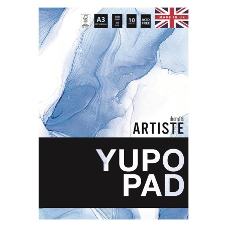 (DOA 101126)Docrafts Artiste YUPO Pad A3 100gsm (10pcs)