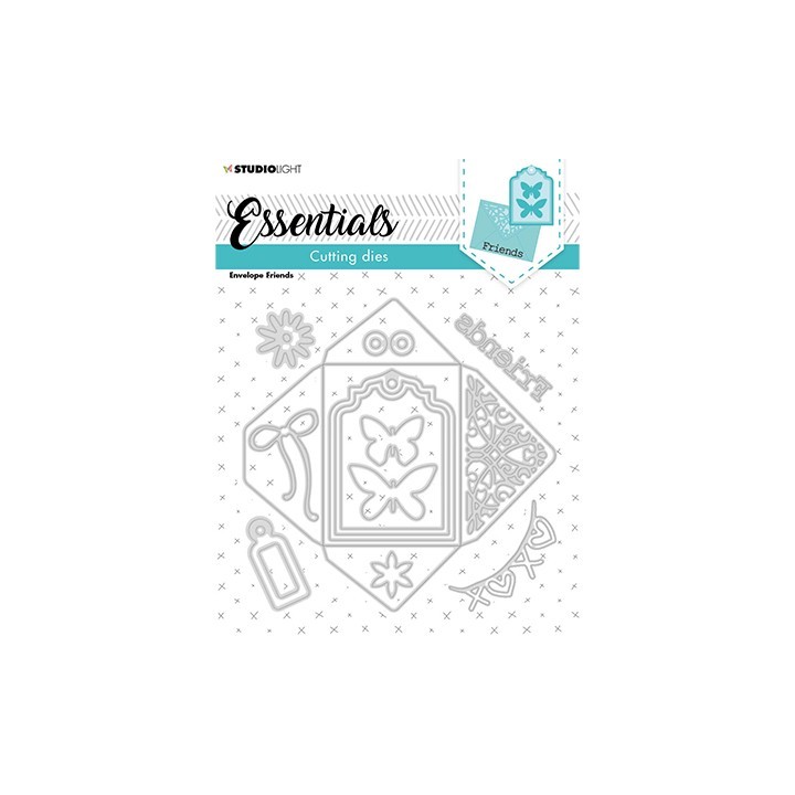(SL-ES-CD238)Studio Light SL Cutting Die Envelope Friends Essentials nr.238