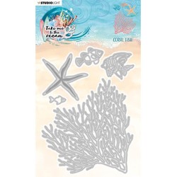 (SL-ES-CD228)Studio Light SL Cutting Die Coral fish Take me to the Ocean nr.228
