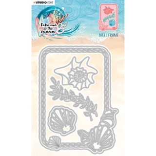 (SL-TO-CD229)Studio Light SL Cutting Die Shell frame Take me to the Ocean nr.229