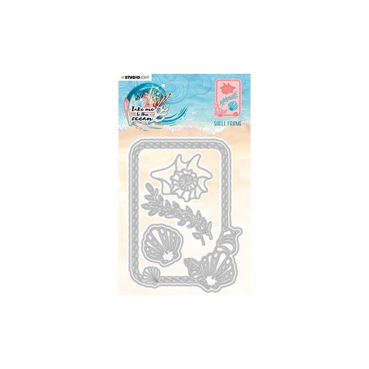 (SL-TO-CD229)Studio Light SL Cutting Die Shell frame Take me to the Ocean nr.229