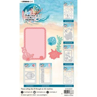 (SL-TO-CD229)Studio Light SL Cutting Die Shell frame Take me to the Ocean nr.229