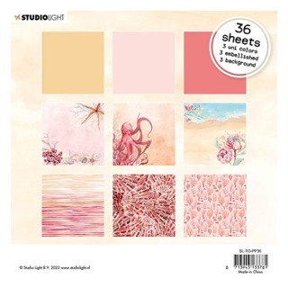 (SL-TO-PP36)Studio Light SL Paper Pad Warm colors Take me to the Ocean nr.36