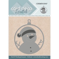 (CDEMIN10047)Card Deco Essentials - Mini Dies - 47 - Snowman Ornament