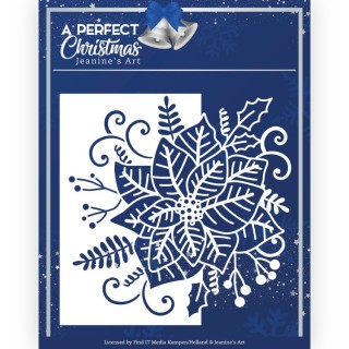 (JAD10157)Dies - Jeanine's Art - A Perfect Christmas - Poinsettia Flower Edge
