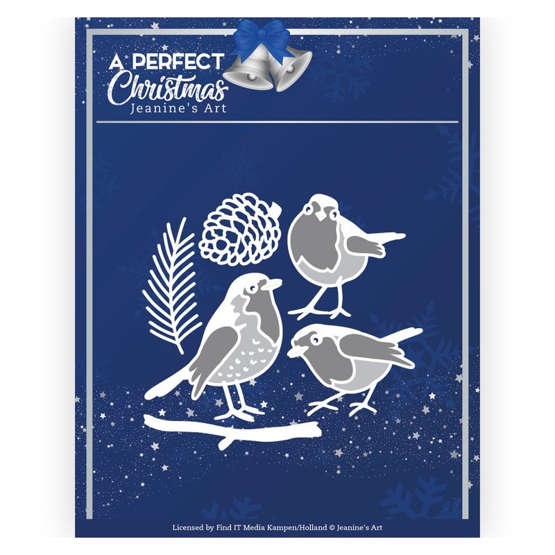 (JAD10162)Dies - Jeanine's Art - A Perfect Christmas - Christmas Birds