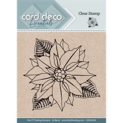 (CDECS109)Card Deco Essentials Clear Stamps - Christmas Flower
