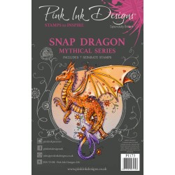 (PI173)Pink Ink Designs Snap Dragon Clear Stamp