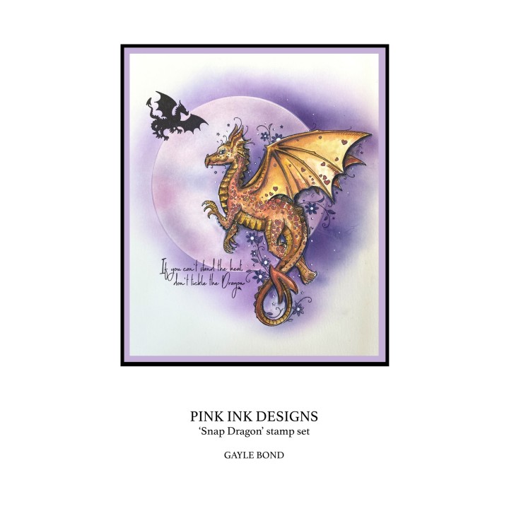 (PI173)Pink Ink Designs Snap Dragon Clear Stamp