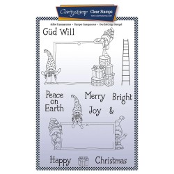 (STA-FY-11424-A5)Claritystamp clear stamp BARBARA'S FEEL GÜD GNOMES & BILLBOARDS