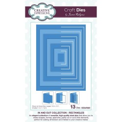 (CEDJR020)Creative Expressions Jamie Rodgers Craft Die In and Out Collection Rectangles