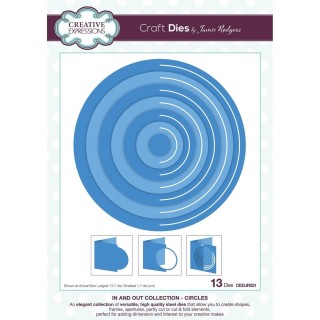 (CEDJR021)Creative Expressions Jamie Rodgers Craft Die In and Out Collection Circles