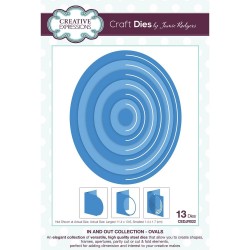 (CEDJR022)Creative Expressions Jamie Rodgers Craft Die In and Out Collection Ovals