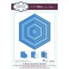 (CEDJR023)Creative Expressions Jamie Rodgers Craft Die In and Out Collection Hexagons
