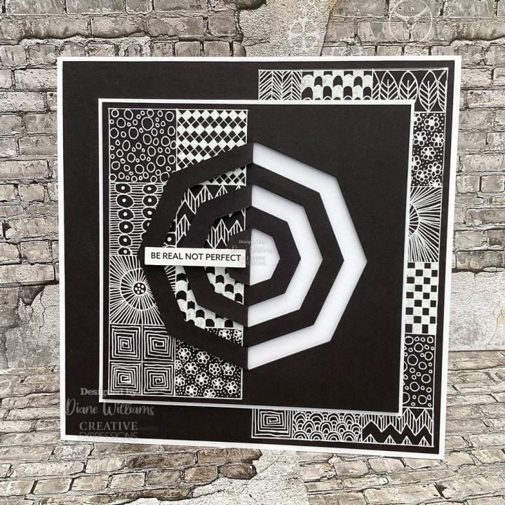 (CEDJR024)Creative Expressions Jamie Rodgers Craft Die In and Out Collection Octagons