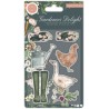 (CCSTMP079)Craft Consortium Gardeners Delight Clear Stamps