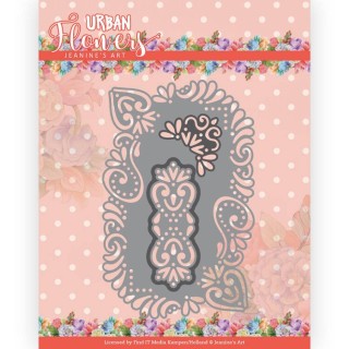 (JAD10164)Dies - Jeanine's Art - Urban Flowers - Urban Rectangle