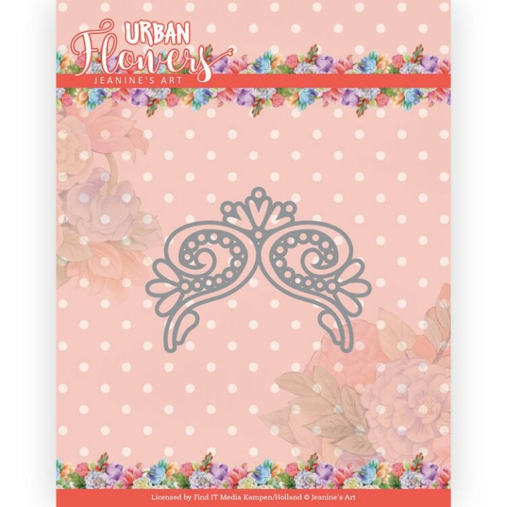 (JAD10166)Dies - Jeanine's Art - Urban Flowers - Urban Corner