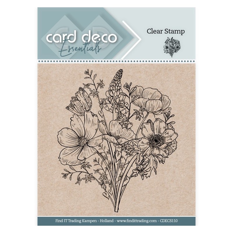 (CDECS110)Card Deco Essentials Clear Stamps - Bouquet