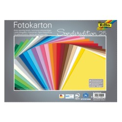 (6125/25 99)Folia Tinted card 25 sheets 25X35 cm 300grs