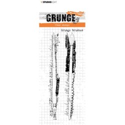 (SL-GR-STAMP222)Studio Light SL Clear Stamp Grunge brushes Grunge Collection nr.222