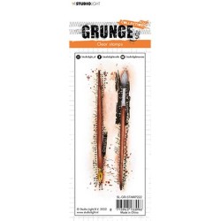 (SL-GR-STAMP222)Studio Light SL Clear Stamp Grunge brushes Grunge Collection nr.222