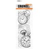 (SL-GR-STAMP227)Studio Light SL Clear Stamp Vintage clocks Grunge Collection nr.227