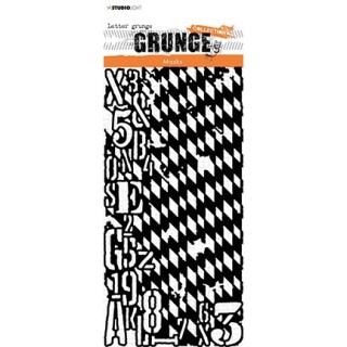 (SL-GR-MASK110)Studio light stencil Letter grunge Grunge Collection nr.110