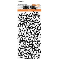 (SL-GR-MASK111)Studio light stencil Triangle grunge Grunge Collection nr.111