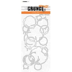 (SL-GR-CD236)Studio Light SL Cutting Die Coffee circles Grunge Collection nr.236