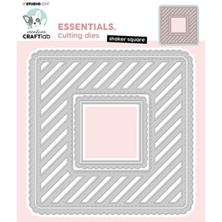 (CCL-ES-CD175)Studio Light Cutting Die Square shaker Essentials nr.175