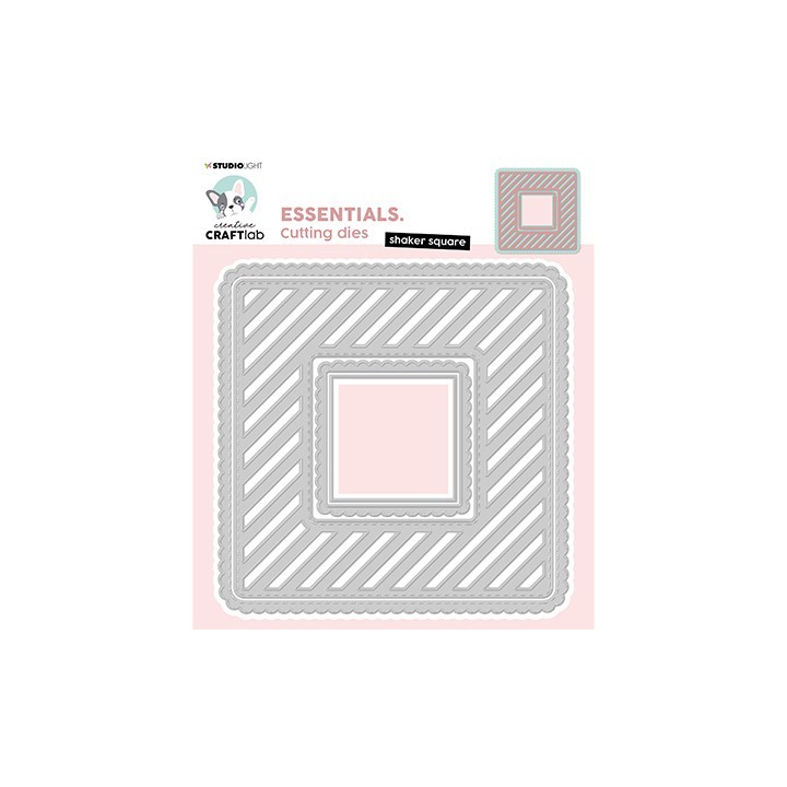 (CCL-ES-CD175)Studio Light Cutting Die Square shaker Essentials nr.175