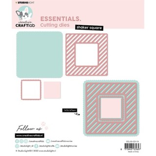 (CCL-ES-CD175)Studio Light Cutting Die Square shaker Essentials nr.175