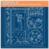 (GRO-FL-41665-03)Groovi Plate A5 LINDA WILLIAMS' LIVE SIMPLY, BLOOM WILDLY - EASY LAYOUT