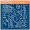 (GRO-FL-41666-03)Groovi Plate A5 LINDA WILLIAMS' BE A WILDFLOWER - EASY LAYOUT