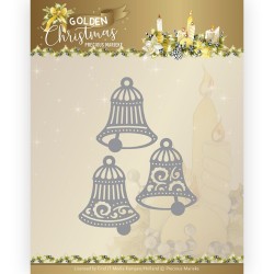 (PM10241)Dies - Precious Marieke - Golden Christmas - Traditional Bells