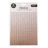 (SL-ES-PEARL08)Studio Light Pearls Silver hearts Essentials nr.08