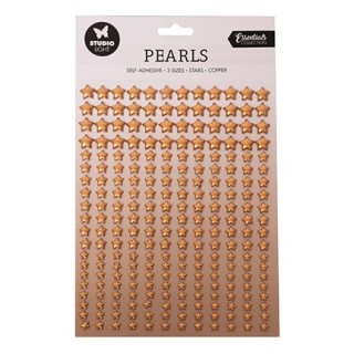 (SL-ES-PEARL09)Studio Light Pearls Copper stars Essentials nr.09