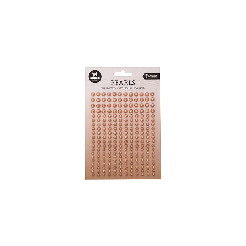 (SL-ES-PEARL14)Studio Light Pearls Rose gold pearls Essentials nr.14